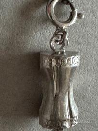 Bracciale acciaio argento