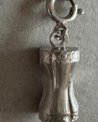 Bracciale acciaio argento