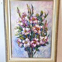 Giovanna De Lasio: "Gladioli" - Dipinto