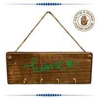“HOME” APPENDICHIAVI IN LEGNO REALIZZATO A MANO