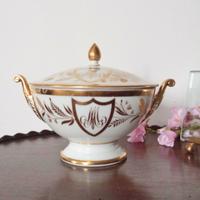antica tazza brodo decoro oro zecchino Impero 800