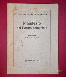 Manifesto del PC traduzione di Togliatti ed. 1955