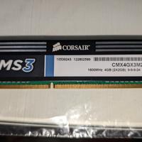 8GB RAM DDR3  (4 x 2GB) 1600 mhz Corsair XMS3