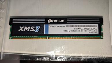 8GB RAM DDR3  (4 x 2GB) 1600 mhz Corsair XMS3