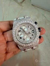 Luxury custom moissanite wach - ice out full - set