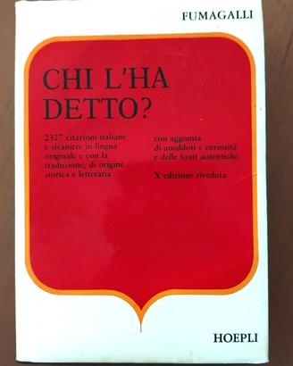 Chi l'ha detto? - di Giuseppe Fumagalli - 1989
