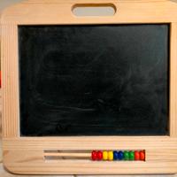 lavagna doppia con abaco