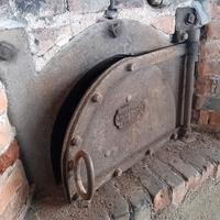 porta antica per forno a legna 