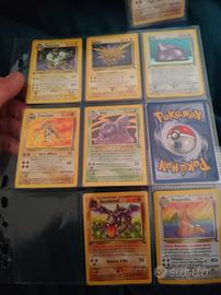  lotto carte Pokemon  set Fossil 39 carte su 62