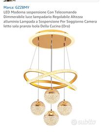 Lampadario a sospensione led