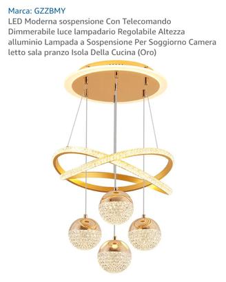 Lampadario a sospensione led