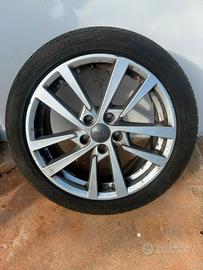 Set 4 Cerchi Audi 17" + Gomme Pirelli Cinturato