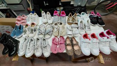 Lotto 20 paia scarpe bimba