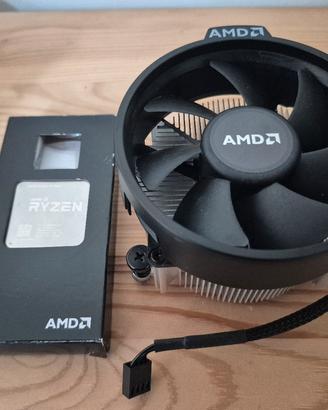 CPU AMD Ryzen 5 1600 + dissipatore stock AM4