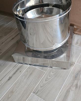 Comignolo 4 venti in acciaio  50x50