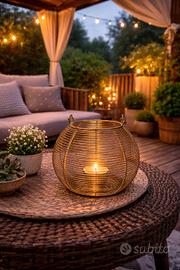 lanterna porta candela 