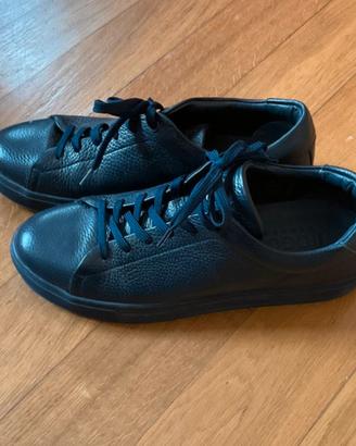 Scarpe Boggi in pelle blu