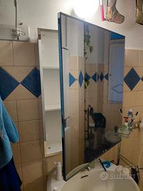 pensile a specchio per bagno