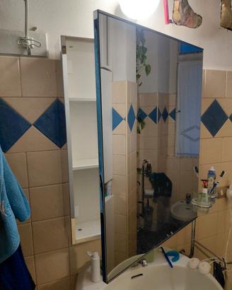 pensile a specchio per bagno