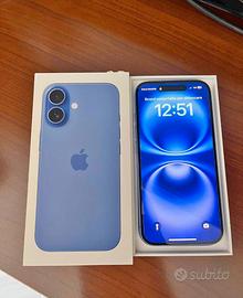 iPhone 16 Plus blu (valuto anche permute)