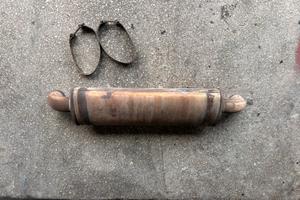 Porsche 964 silenziatore centrale originale