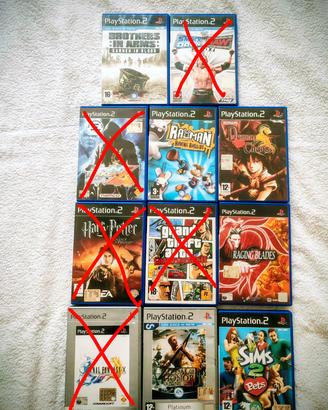 Lotto o Singoli Giochi PS2 