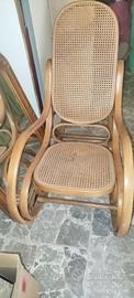 Sedia a dondolo anni 60