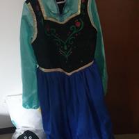 Vestito di carnevale Anna Frozen originale