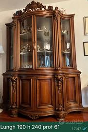 Vetrinetta in legno massiccio