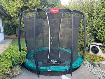 Trampolino BERG Champion 270 verde + rete Deluxe