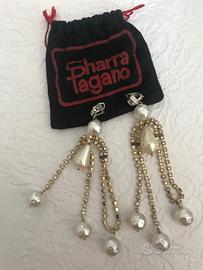 Orecchini orginali vintage sharra pagano