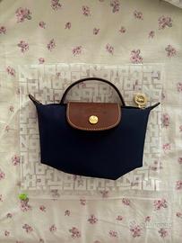 Pochette longchamp le pliage blu marine