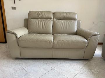 Divano 2 posti Poltronesofà vera pelle