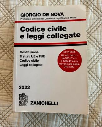 Codice Civile e Leggi Collegate 2022