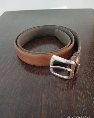 cintura vintage in pelle 