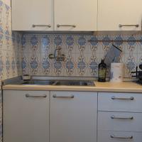 cucina lineare bianca funzionale 