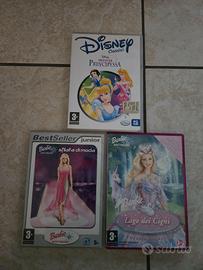 Lotto giochi pc anni 2000 Barbie e Principesse