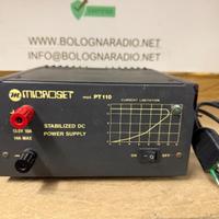 Microset PT 110 alimentatore di linea 10 amp