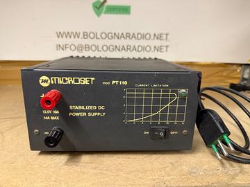 Microset PT 110 alimentatore di linea 10 amp