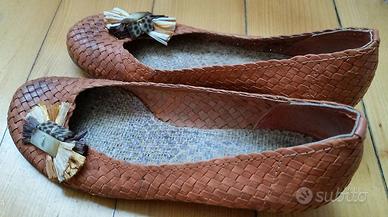 Décolleté vintage Extrem in pelle intrecciata – 37