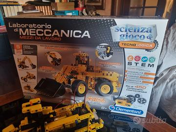 Clementoni laboratorio meccanica mezzi da lavoro