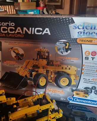 Clementoni laboratorio meccanica mezzi da lavoro