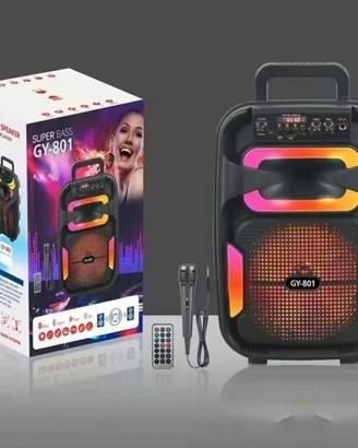 Altoparlante bluetooth Super Bass con microfono 