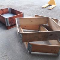 Casse Paretali in legno scomponibili.