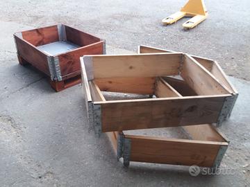 Casse Paretali in legno scomponibili.