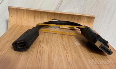 Adattatore HDMI maschio mini display port femmina