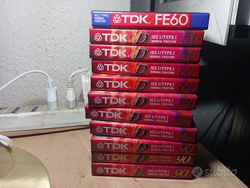 Cassette nuove. TDK