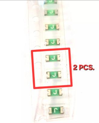 2 X FUSIBILE PIONEER CODE J - 1,25A - DJM CDJ 466 