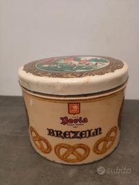 Scatola Latta Vintage Doria Brezeln