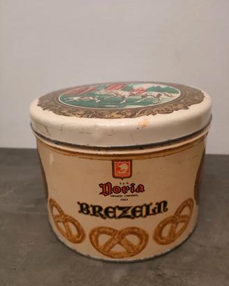 Scatola Latta Vintage Doria Brezeln